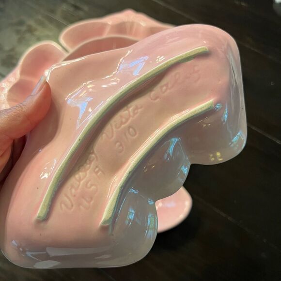 Vtg MCM CALIFORNIA CA Pottery 1940s Belmar Pink Strawberry Lazy Susan Party
Dish - Picture 12 of 16